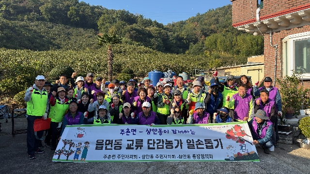 주촌면 주민자치회및 주촌농협 농가일손돕기 실시 대표 이미지